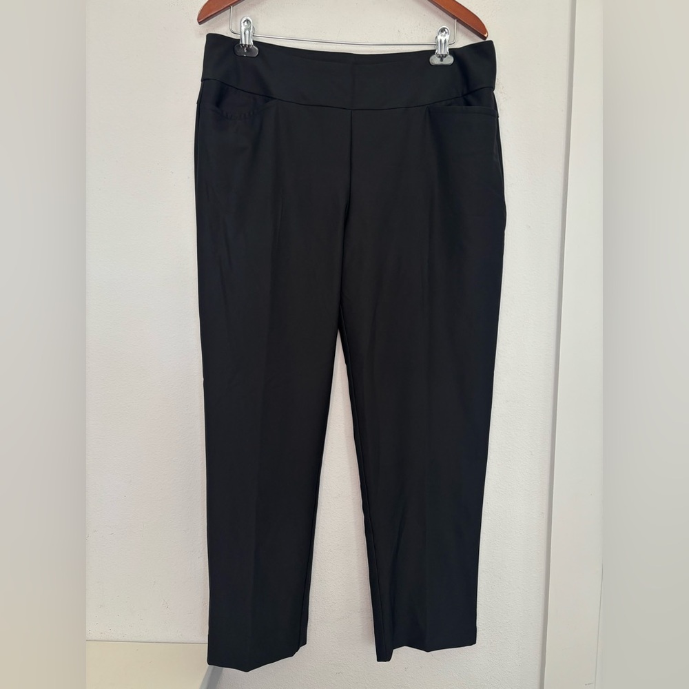 TAIL WHITE LABEL NWOT BLACK ATHLETIC STYLE TROUSER PANTS SZ 16